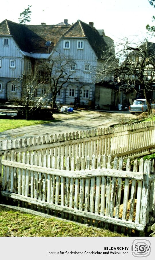 Alter Zaun in Ebersbach/Sa.