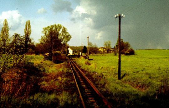 An der Bahnstrecke Moritzburg-Berbisdorf