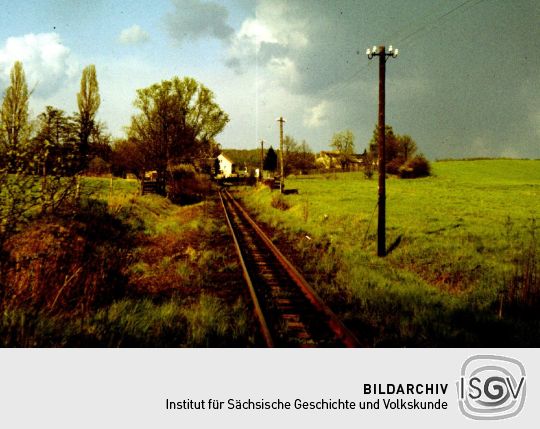 An der Bahnstrecke Moritzburg-Berbisdorf