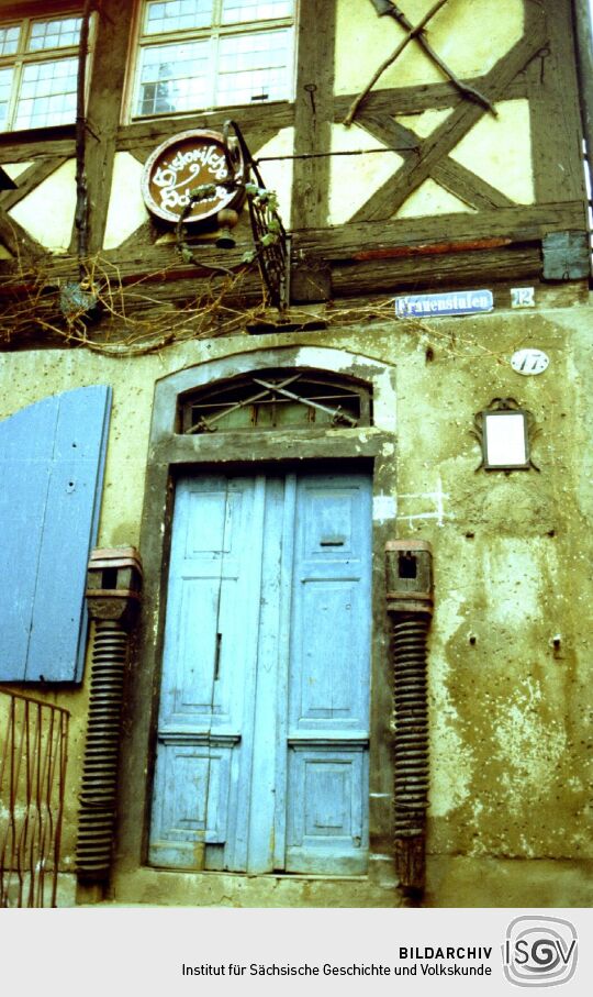 Meißen - Eingang zur Gaststätte " Vincenz Richter "