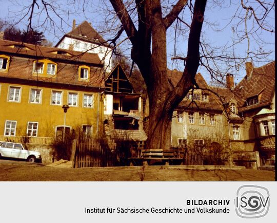 ehem. Friedhof in Meißen am Tuchmachertor hinter der Frauenkirche
