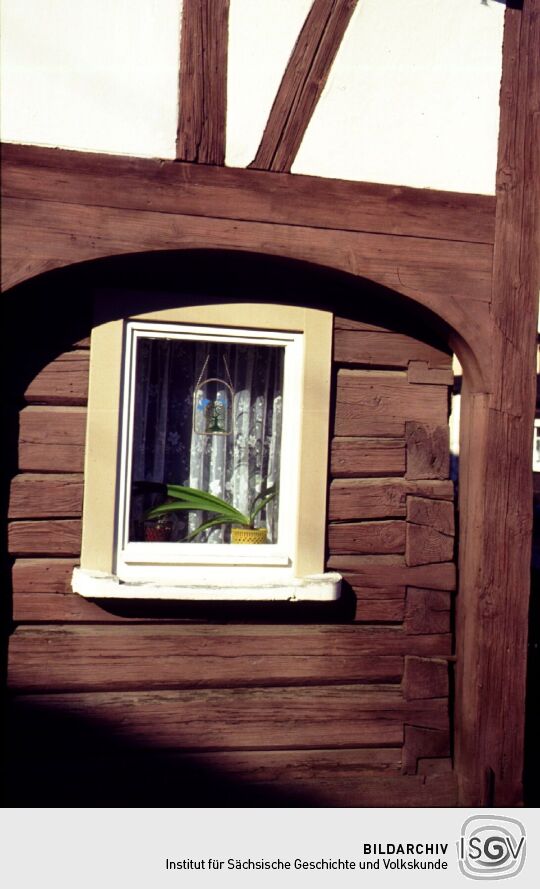 Umgebindehaus mit Blockstube
