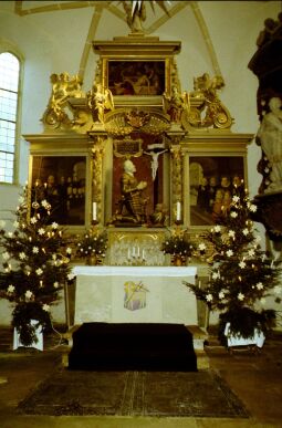 Bild: Altar der Seifersdorfer Kirche