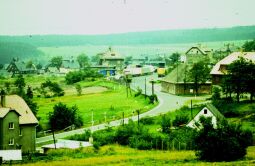 Bild: Übergang an der deutsch-tschechischen Grenze in Zinnwald