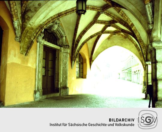 Laubengang  am Untermarkt in Görlitz