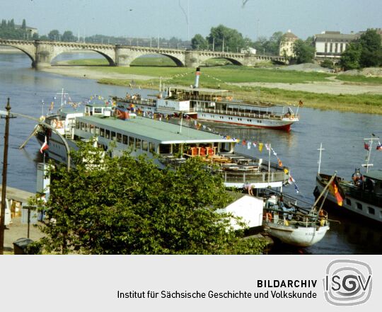 Dampferanlegestelle in Dresden