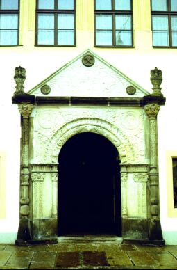 Bild: Freiberg, Obermarkt - Portal