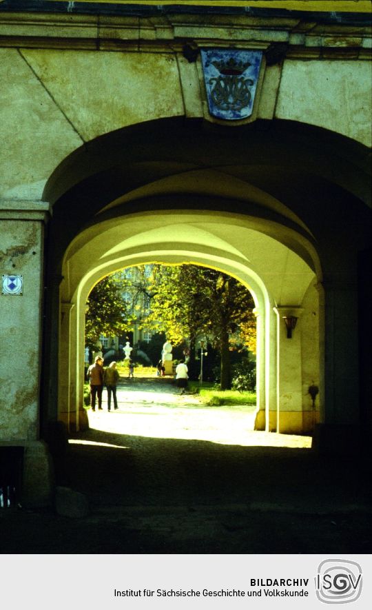 Durchfahrt zum Rittergut Rammenau