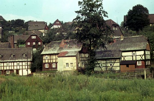 Ortsansicht in Hermsdorf (Sächs. Schweiz)