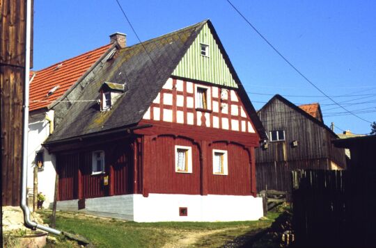 Umgebindehaus mit Blockstube in Eichigt