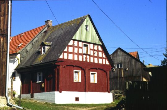 Umgebindehaus mit Blockstube in Eichigt