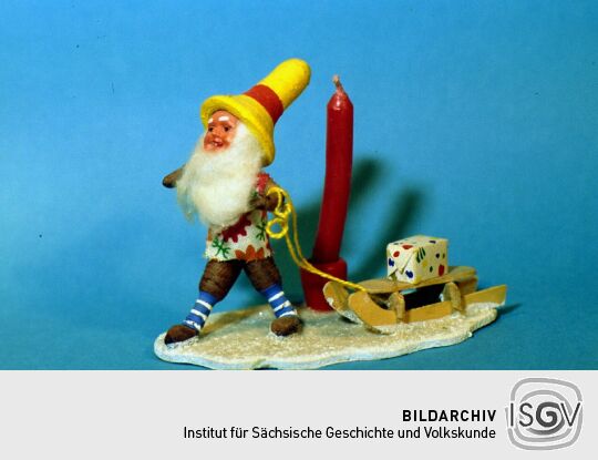 Wichtel mit Lichthalter
