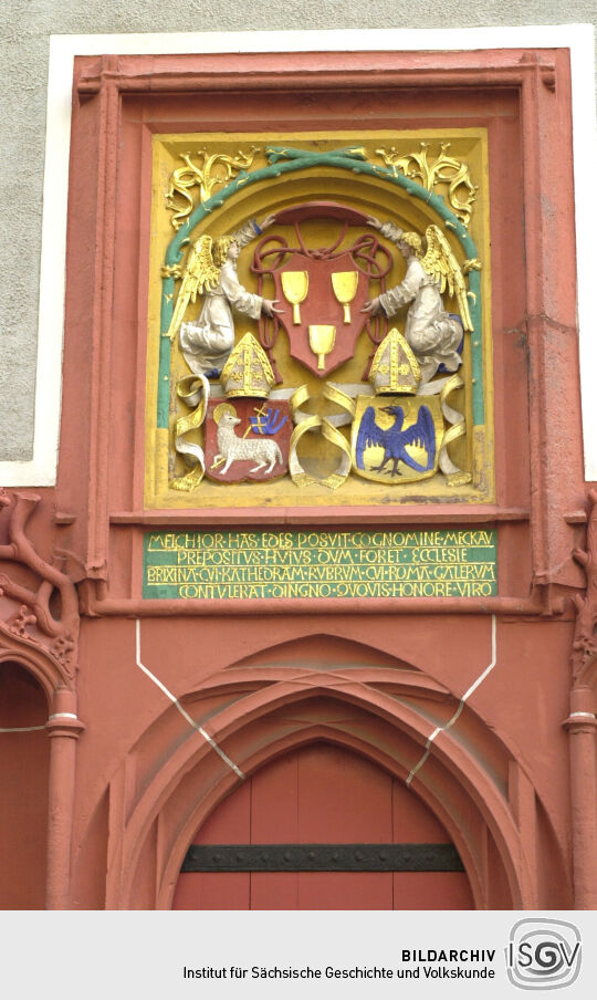 Fassadenschmuck in Meißen