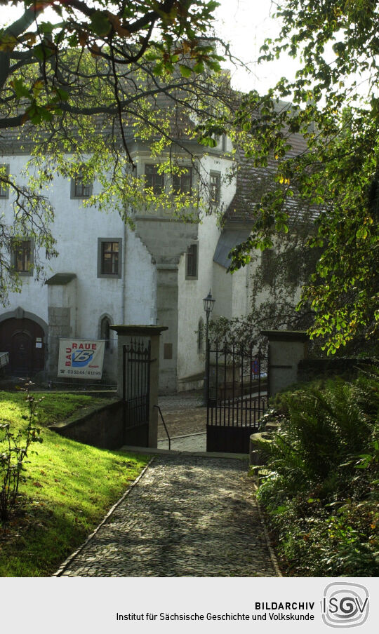 Ausgang des Friedhofs St. Afra in Meißen Freiheit Nr.14