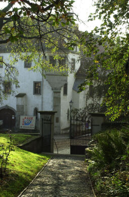 Bild: Ausgang des Friedhofs St. Afra in Meißen Freiheit Nr.14