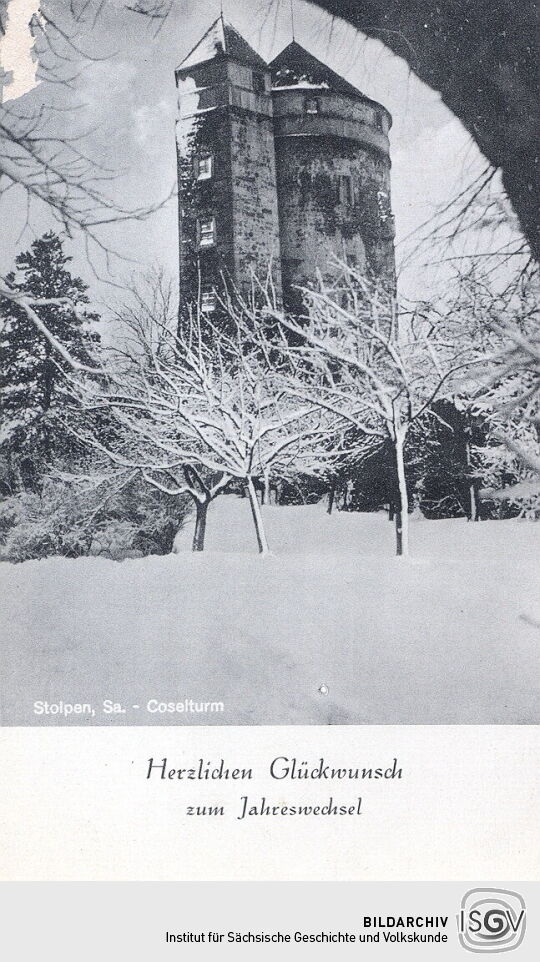 Postkarte 'Herzlichen Glückwunsch zum Jahreswechsel'