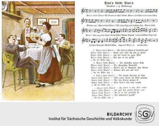 Postkarte 'Plau`n bleibt Plau`n'