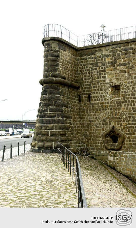 Ansicht der Brühlschen Terrasse