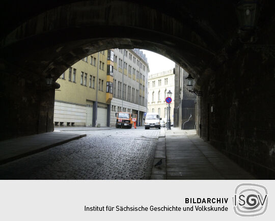 Ansicht der Brühlschen Terrasse