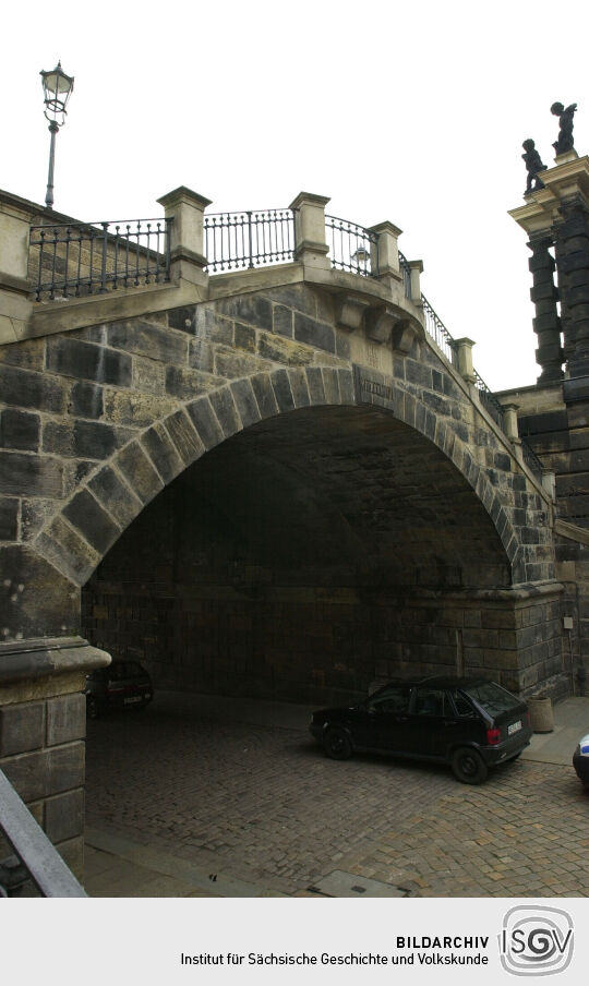 Ansicht der Brühlschen Terrasse