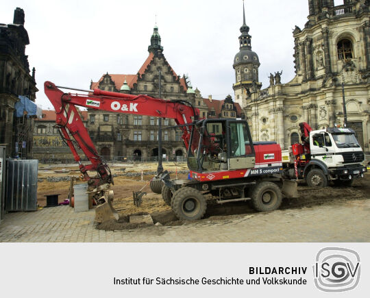 Ansicht des Schlossplatzes