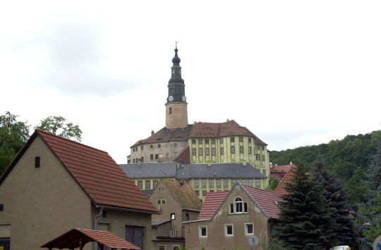 Weesenstein unterhalb des Schlosses