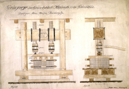 Weinpresse in Weinböhla