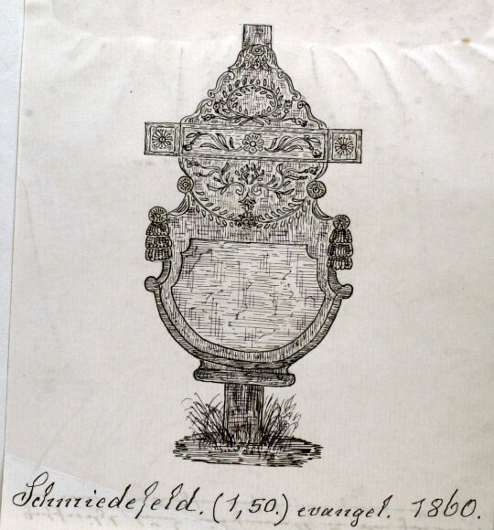 Grabstein in Schmiedefeld