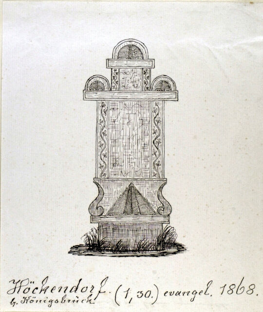 Grabstein in Höckendorf b. Königsbrück