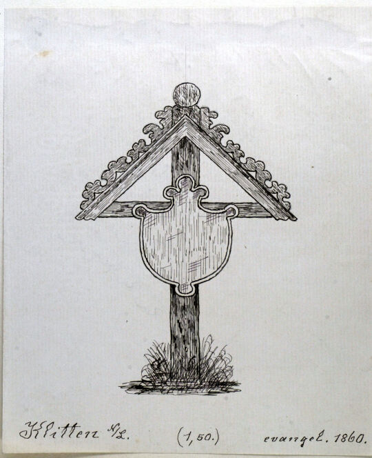 Grabstein in Klitten NL.