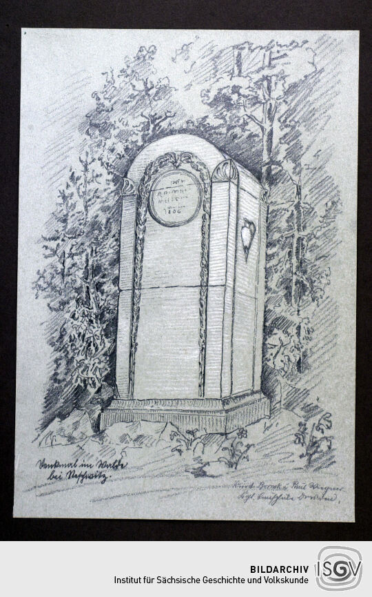 "Denkmal im Walde"  in Neschwitz