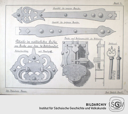 Truhenbeschlag in Plauen