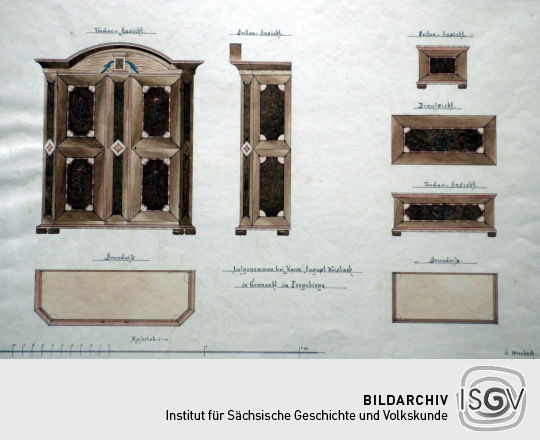 Schrank in Cranzahl im Erzgebirge