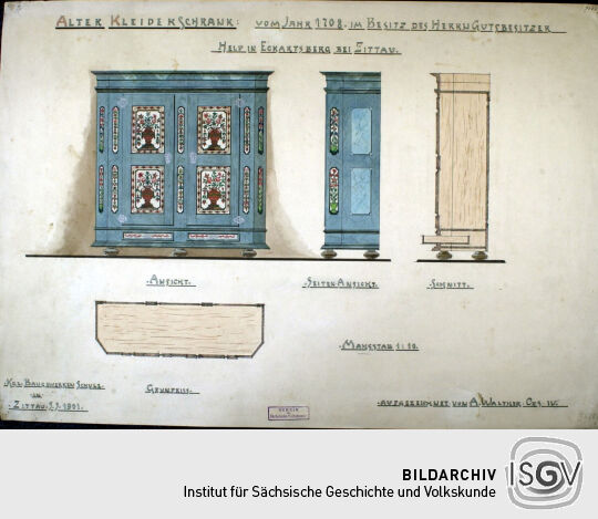 Schrank in Eckartsberg bei Zittau