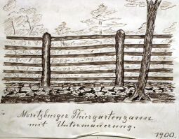 Bild: "Thiergartenzaun" in Moritzburg