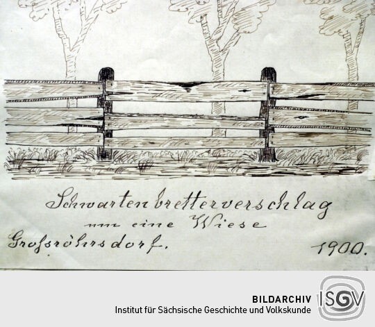 Schwartenbretterverschlag in Großröhrsdorf