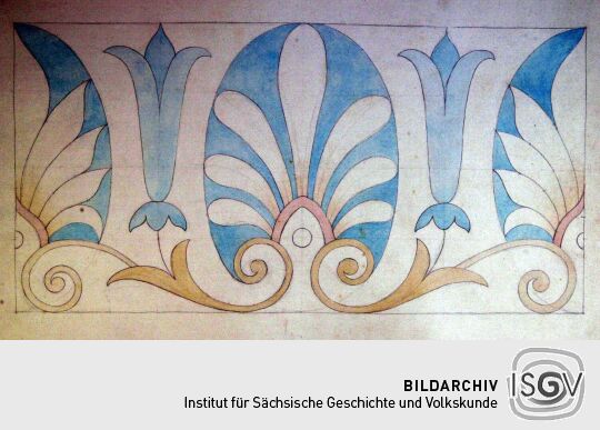 Muster: Blütenbordüre von Margarete Meyrich