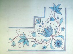 Bild: Blütendekor von Margarete Meyrich