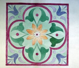 Bild: Blütendekor von Margarete Meyrich