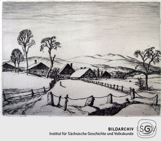 Winterlandschaft von Otto Fischer