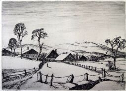 Bild: Winterlandschaft von Otto Fischer