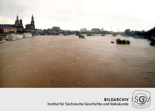 Elbe-Hochwasser in Dresden