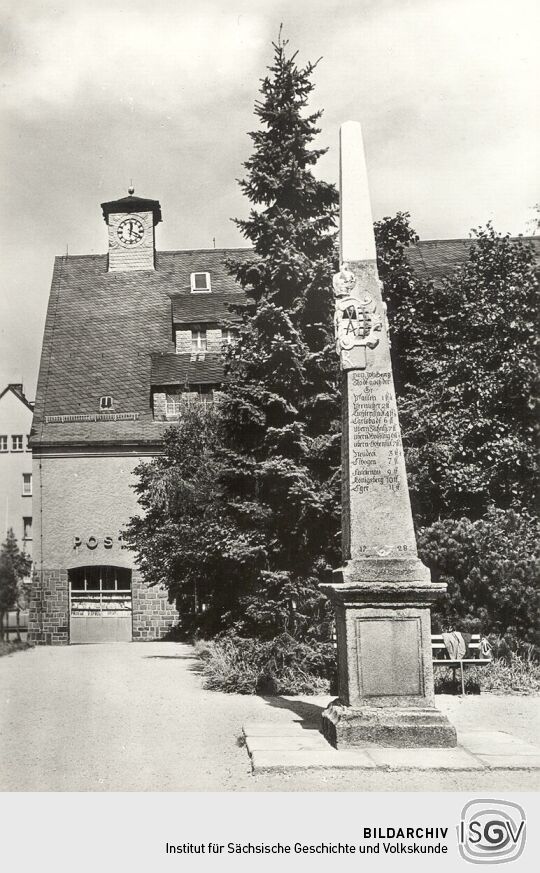 Distanzsäule in Johanngeorgenstadt