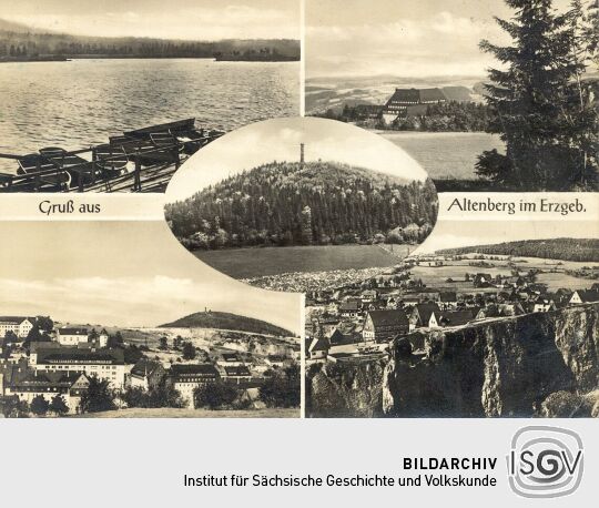 Postkarte "Gruß aus Altenberg im Erzgeb."