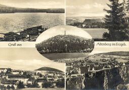 Bild: Postkarte "Gruß aus Altenberg im Erzgeb."