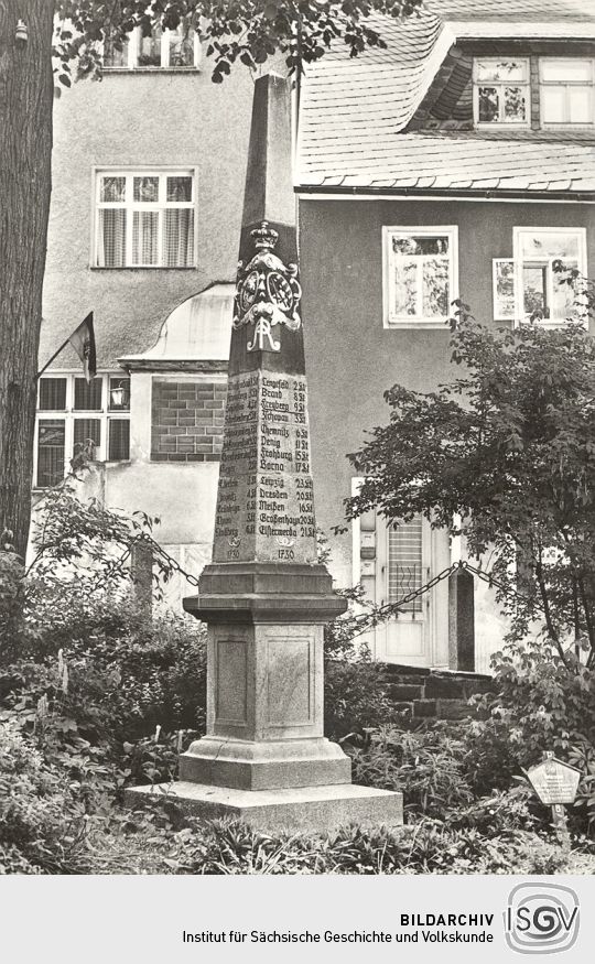 Distanzsäule in Wolkenstein