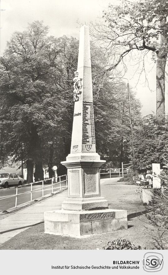 Distanzsäule in Annaberg-Buchholz