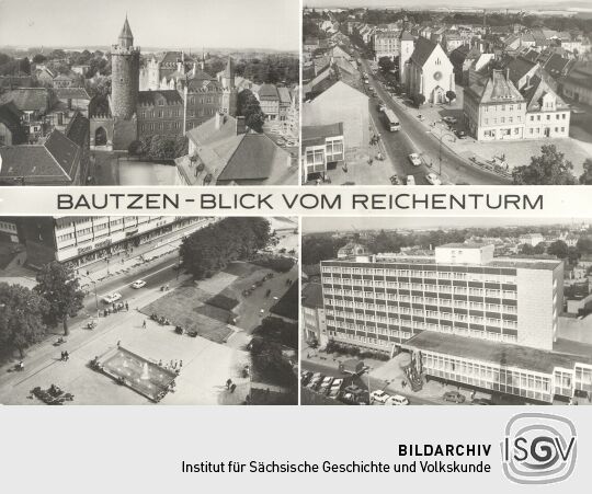 Blick vom Reichenturm auf Bautzen