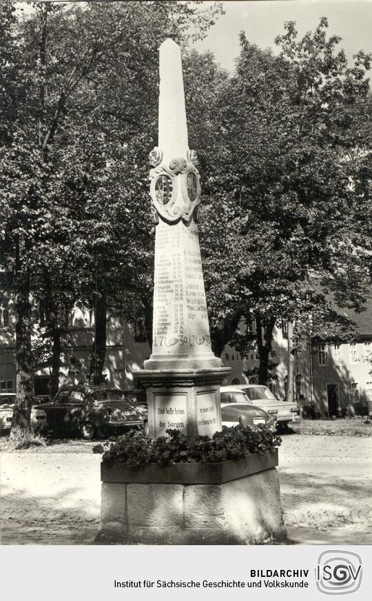 Distanzsäule in Oberwiesenthal