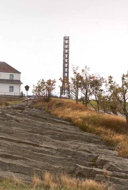 Turm neben der Gaststätte in Hirtstein